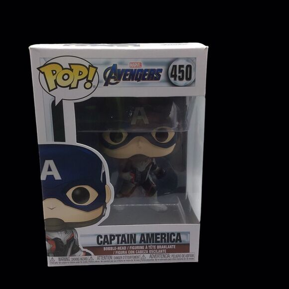 Funko Pop! Marvel Avengers Endgame Captain America #450 Figure NIB - Picture 8 of 15